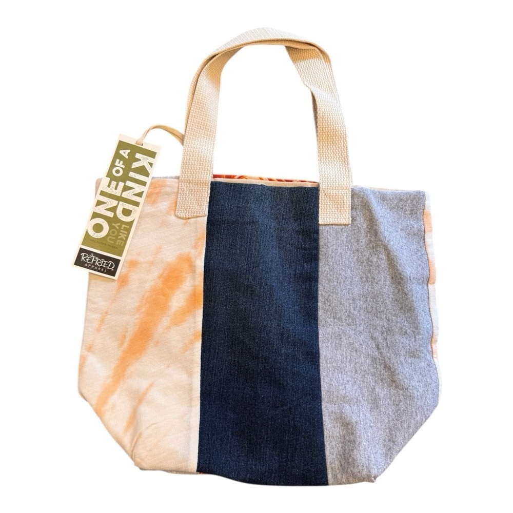 Refried One-of-a-Kind Upcycled Tote Bag NWT